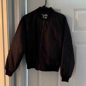 Women’s Black Bomber Jacket